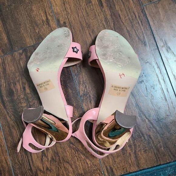 Chase + Chloe Pink Frank Heels - Picture 3 of 8